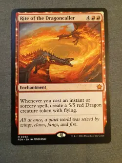 Rite of the Dragoncaller Foundations Regular NM Mythic 0092 - Image 1
