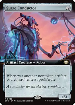 Surge Conductor (Extended Art) - Commander: Edge of Eternities (EOC) - Image 2