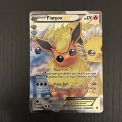 Flareon EX RC28/RC32 Pokemon TCG Generations Radiant Collection Holo - Image 1