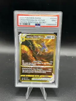 2023 Pokemon SWSH Origin Forme Dialga Vstar GG68/GG70 Crown Zenith PSA 9 (655 - Image 1