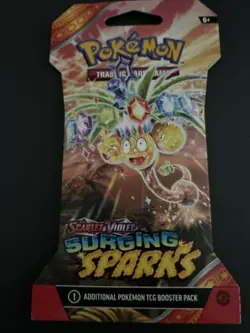 VERY HEAVY - 31.74g - Pokemon Surging Sparks Sleeved Booster Pack - SEALED! - Image 2