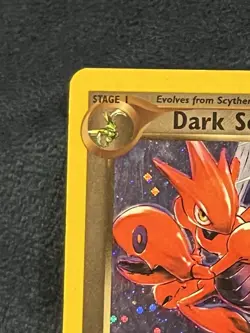 Pokemon TCG Neo Destiny Dark Scizor 9/105 Holo Rare Vintage - Image 2