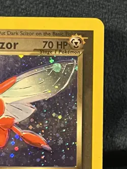 Pokemon TCG Neo Destiny Dark Scizor 9/105 Holo Rare Vintage - Image 3