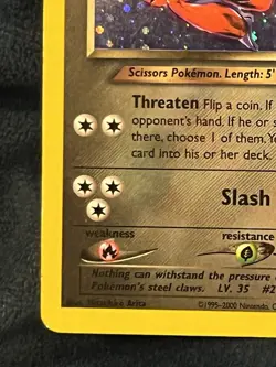 Pokemon TCG Neo Destiny Dark Scizor 9/105 Holo Rare Vintage - Image 5