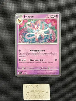Pokemon Prismatic Evolutions - Sylveon - SVP 172 - Cosmos Holo Promo - M/NM - Image 1