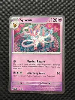 Pokemon Prismatic Evolutions - Sylveon - SVP 172 - Cosmos Holo Promo - M/NM - Image 2