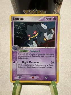 Banette Holo Pokemon EX Crystal Guardians #1 2006 Moderate Play - Image 1