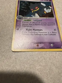 Banette Holo Pokemon EX Crystal Guardians #1 2006 Moderate Play - Image 5