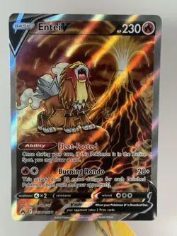 Entei v Crown Zenith Galarian Gallery HoloUltra Rare Pokemon TCG GG36/GG70 - Image 1