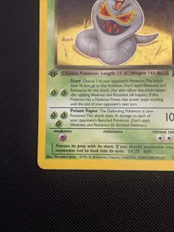 Pokemon TCG Dark Arbok Team Rocket 2/82 Holo 1st Edition Holo Rare MP - Image 5