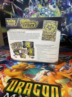 Pokemon Surging Sparks ETB Pokemon Center Exclusive SEALED Elite Trainer Box - Image 2