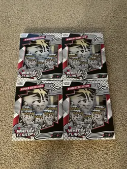 Pokemon TCG Scarlet & Violet White Flare Binder Collection Lot Of 4 (read descr) - Image 1