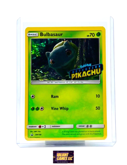 Pokemon Bulbasaur SM198 Detective Pikachu Stamped Promo - Image 1