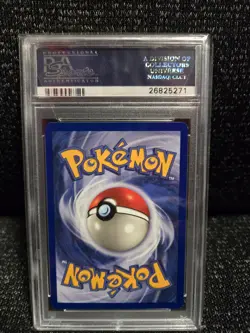 PSA 9 Mint Pokemon 1999 Unlimited Holo Vileplume Jungle No Symbol Error 15 Rare! - Image 2