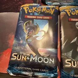 Art Set Of 5 2017 Pokemon - Sun and Moon Base Set Booster Packs Factory Sealed - Image 4