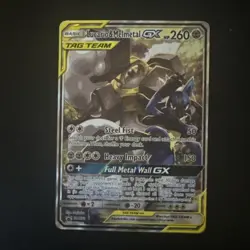 Pokemon Sun and Moon LUCARIO & MELMETAL GX Tag Team #SM192 Mint - Image 1