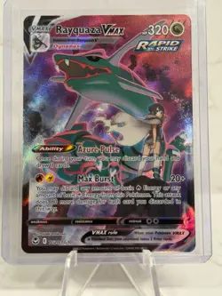 Pokemon TCG Rayquaza VMAX Trainer Gallery SWSH Silver Tempest TG20/TG30 Mint - Image 1
