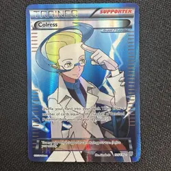 Colress 135/135 Plasma Storm Full Art Pokemon Team Plasma MP Moderate Play - Image 1