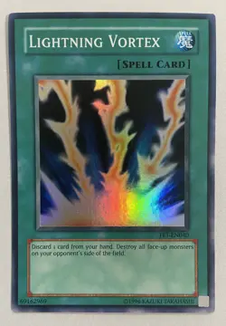 YuGiOh Lightning Vortex FET-EN040 Flaming Eternity-Unlimited Edition Unlimited - Image 1