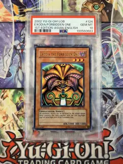 Yu-Gi-Oh! Exodia The Forbidden One 1st Ed Asian-ENG LOB-124 PSA 10/Pop 16 - Image 1