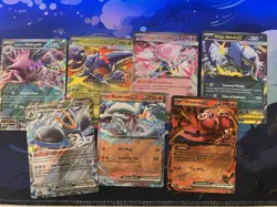 Pokemon TCG EX And Mega Ex 7 Card Lot Modern - Image 1