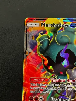 Marshadow GX 80/147 - Burning Shadows Ultra Rare Pokemon TCG Card LP - Image 5