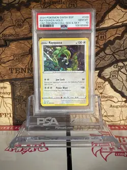 Rayquaza SWSH029 SWSH: Sword & Shield Promo Cards Holo PSA 10 - Image 1