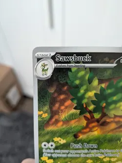 Sawsbuck White Flare Illustration Rare IR Pokemon Card 092/086 - Image 2
