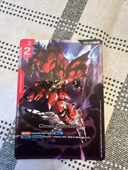 Gundam Card Game Close Combat ST03-013 C+ Zeon's Rush Bonus Pack Card - Image 1