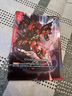 Gundam Card Game Close Combat ST03-013 C+ Zeon's Rush Bonus Pack Card - Image 3