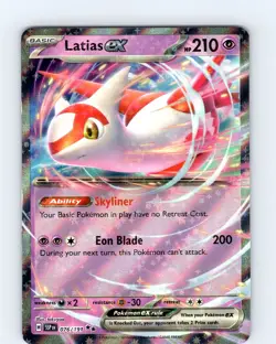 Pokemon TCG Latias ex S&V Surging Sparks 076/191 Ultra Holo Double Rare Card NM - Image 1