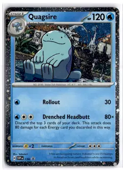 Pokemon Quagsire - Promo Holo SV: Scarlet & Violet Promo Cards 156 NM - Image 1