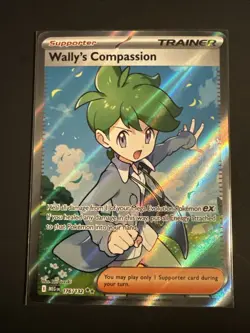 Pokemon TCG Wallys Compassion 176/132 Full Art Trainer Mega Evolutions Card - Image 1