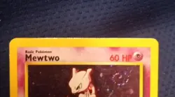 Mewtwo 10/130 Base Set 2 2000 Holo Rare WOTC Pokemon Card Vintage SWIRL - Image 4