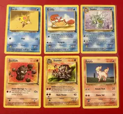 Vintage Pokemon Card Lot Base Set And Fossil Set - Image 1