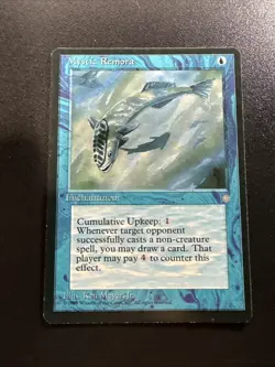 Mystic Remora LP Ice Age 1995 Magic the Gathering Card MTG TCG - Image 1