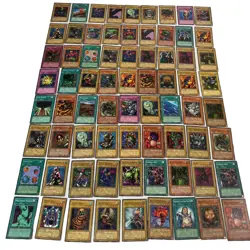 Yu-Gi-Oh Vintage Collection Binder Book Trading Card Game Yugioh 1996 W 72 Cards - Image 1