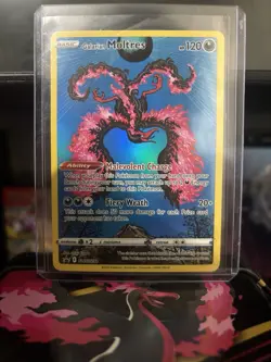 POKEMON TCG GALARIAN MOLTRES SWSH284 PROMO CARD CROWN ZENITH NM CONDITION - Image 1