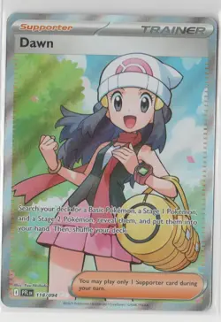 Dawn 118/094 Full Art Trainer Ultra Rare Phantasmal Flames Pokemon Card - Image 1