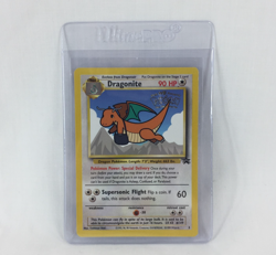 1999 Pokemon Black Star Promo Card 5 Dragonite First Movie Stamp NM Unplayed - Image 1