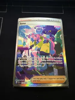 Iono 237/091 Special Illustration Rare - Pokemon TCG Card - Paldean Fates NM - Image 1