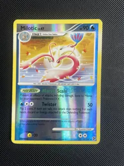 Milotic Lv. 47 Reverse Holo Pokemon card, D&P - Great Encounters 25/106 2008 - Image 1