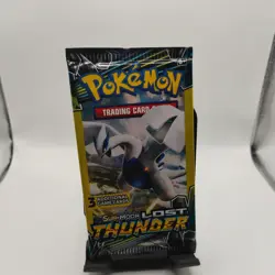4 Different Art Work Sun & Moon LOST THUNDER 3 Card Dollar Store Booster Packs - Image 2