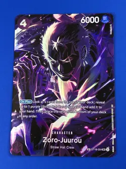 One Piece ST18-004 ZORO-JUUROU SP Rare OP12 CCG Card Alt English Legacy Eng EN - Image 4
