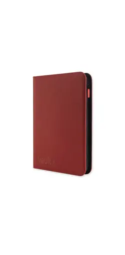 USED - Vault X Fire Red 9-Pocket Exo-Tec Zip Binder - 360 Cards - USED - Image 1