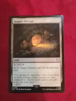 Rogue's Passage 0326 Non Foil Uncommon LOTR Commander MTG Near Mint - Image 1