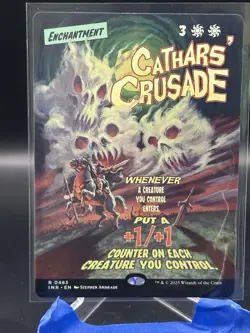 MTG - Cathars' Crusade - INR Innistrad Remastered 0483 Rare Showcase Base - Image 1