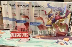 Magic: The Gathering Final Fantasy Collector Booster OMEGA Box Lot Of 4 SEALED! - Image 1