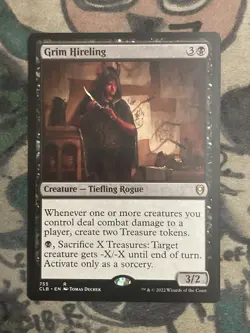 MTG Grim Hireling Commander Legends Battle for Baldur's Gate 755 Regular Rare - Image 1