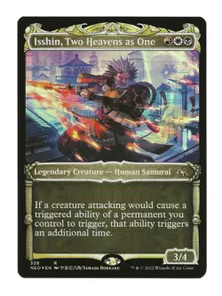 Isshin, Two Heavens as One Foil Legendary Creature Kamigawa: Neon Dynasty 1x NM - Image 1